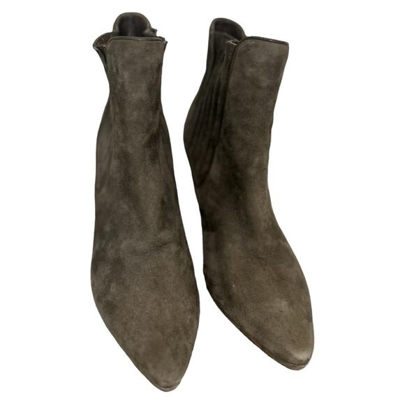 Cole Haan - Air Nike Sole Short Booties Grey Suede Boots size 9.5 - Picture 3 of 12